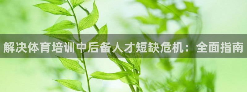 富联娱乐负责人：解决体育培训中后备人才短缺危机：全面