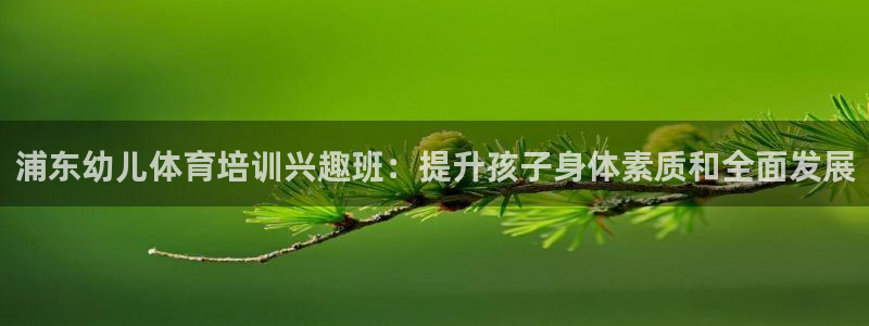 富联娱乐代 41IO31 娱乐：浦东幼儿体育培训兴趣