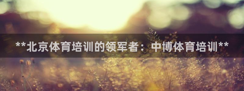 富联娱乐负责人是谁：**北京体育培训的领军者：中博体