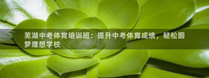 富联娱乐代理怎么做的：芜湖中考体育培训班：提升中考体