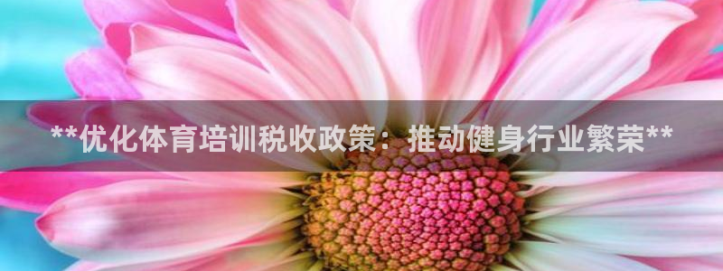 富联平台开户条件：**优化体育培训税收政策：推动健身