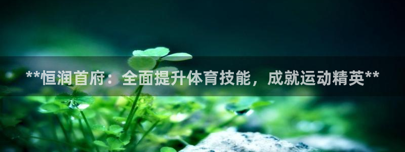 富联平台登入：**恒润首府：全面提升体育技能，成就运